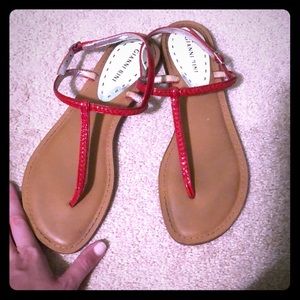 Gianni Bini Red Sandals